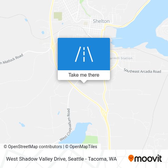 Mapa de West Shadow Valley Drive