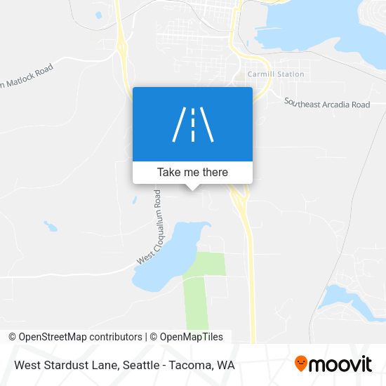 West Stardust Lane map
