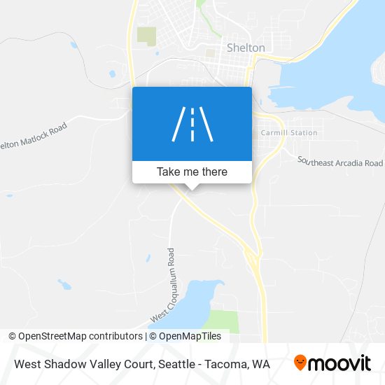 West Shadow Valley Court map