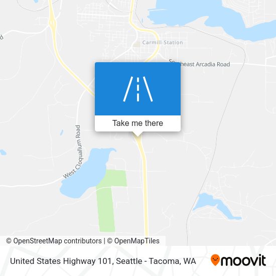 Mapa de United States Highway 101