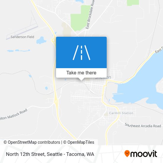 Mapa de North 12th Street