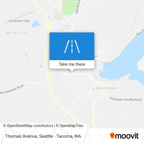 Mapa de Thomas Avenue