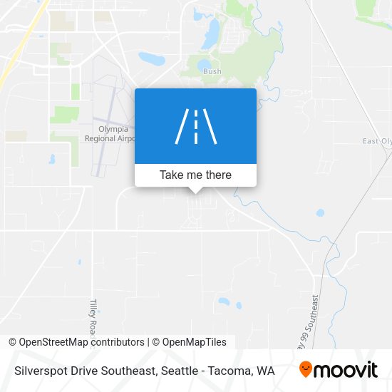 Silverspot Drive Southeast map