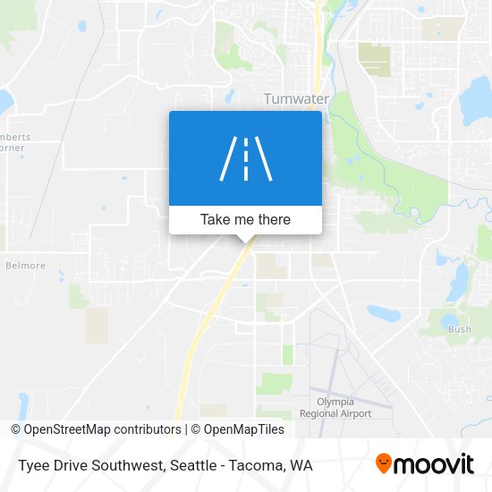 Mapa de Tyee Drive Southwest