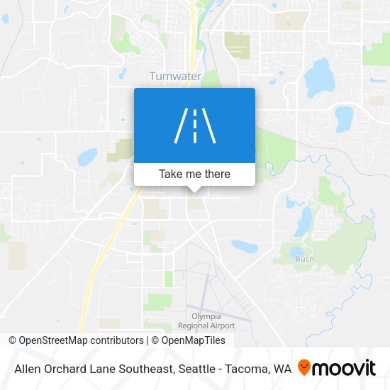 Mapa de Allen Orchard Lane Southeast