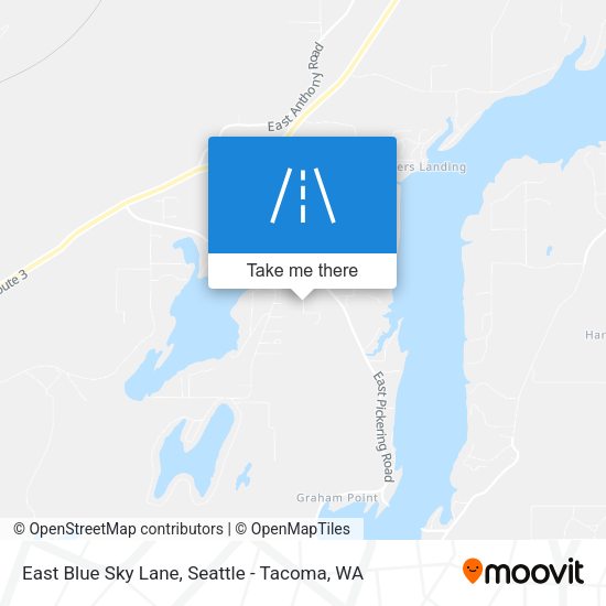 East Blue Sky Lane map