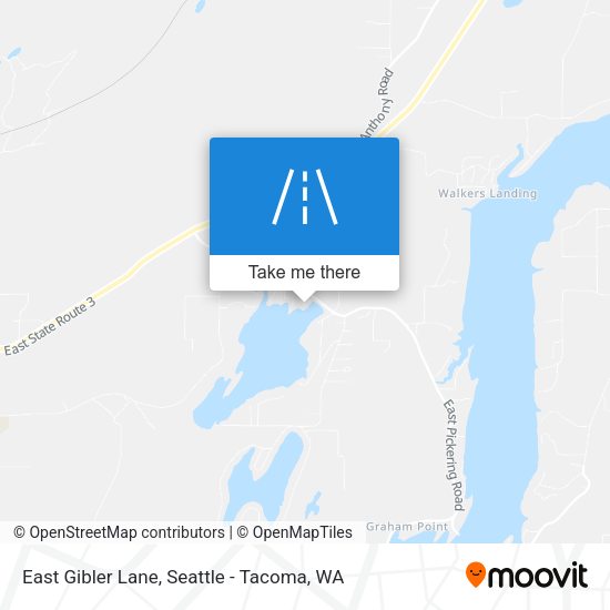 East Gibler Lane map