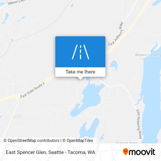 East Spencer Glen map