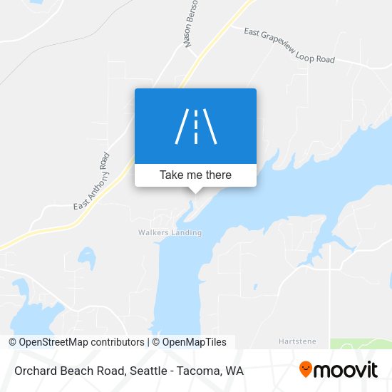 Orchard Beach Road map