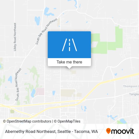 Mapa de Abernethy Road Northeast