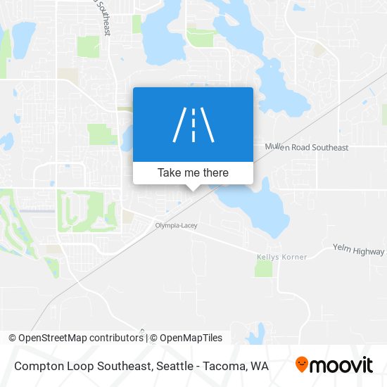 Compton Loop Southeast map