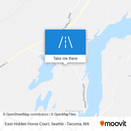 East Hidden Horse Court map