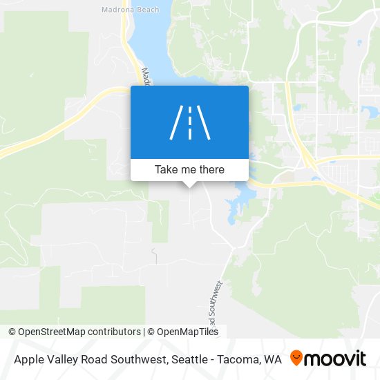 Mapa de Apple Valley Road Southwest