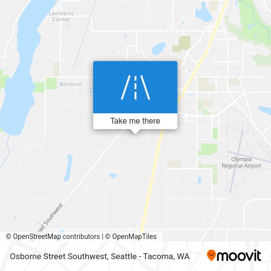Mapa de Osborne Street Southwest