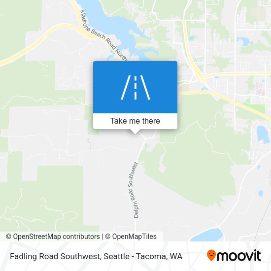 Mapa de Fadling Road Southwest