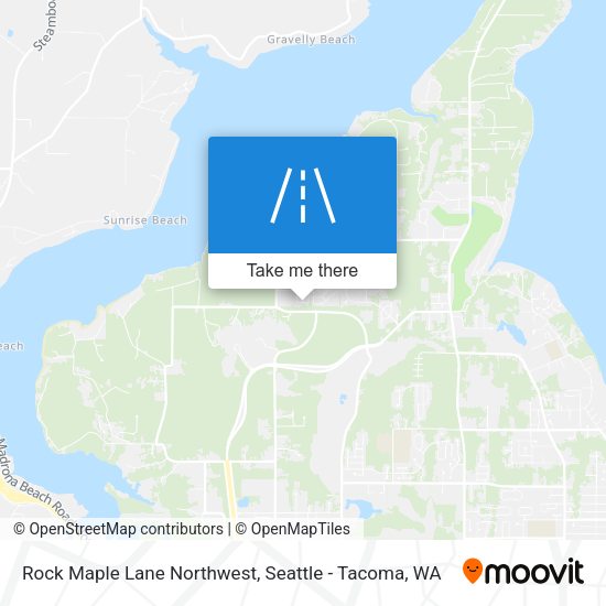 Rock Maple Lane Northwest map