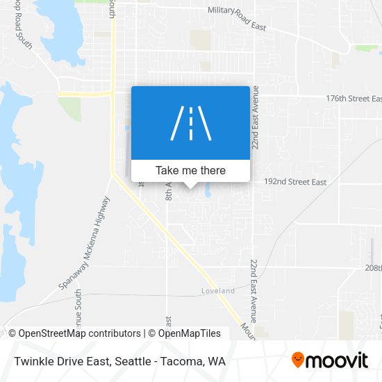 Twinkle Drive East map