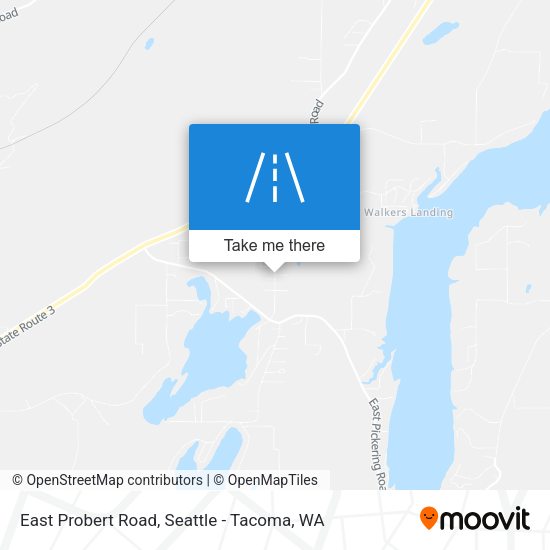 East Probert Road map
