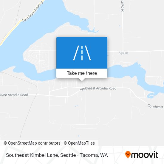 Southeast Kimbel Lane map