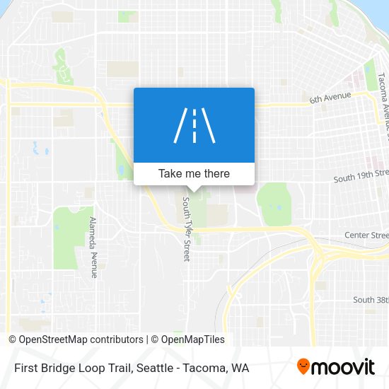First Bridge Loop Trail map