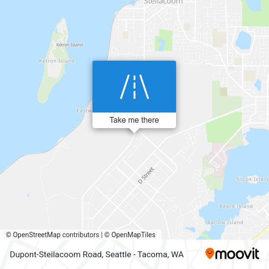 Dupont-Steilacoom Road map