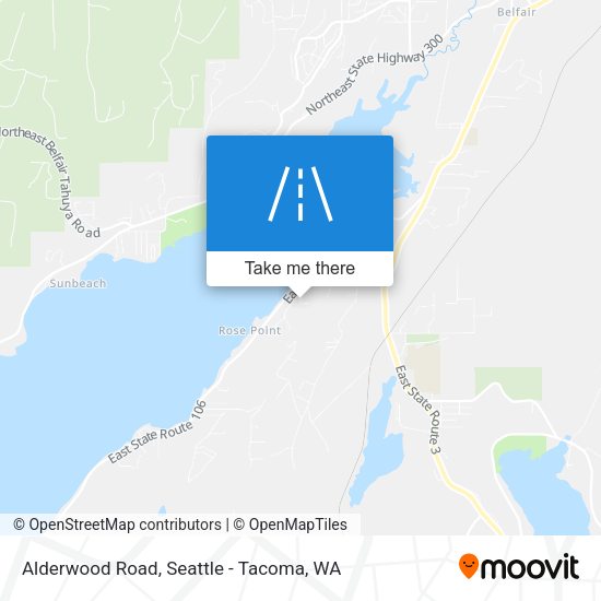 Alderwood Road map