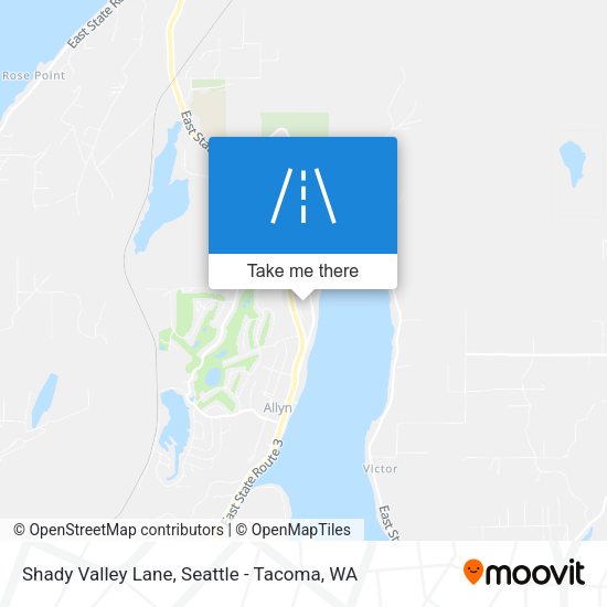 Mapa de Shady Valley Lane