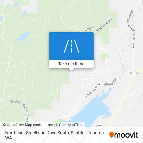 Northeast Steelhead Drive South map