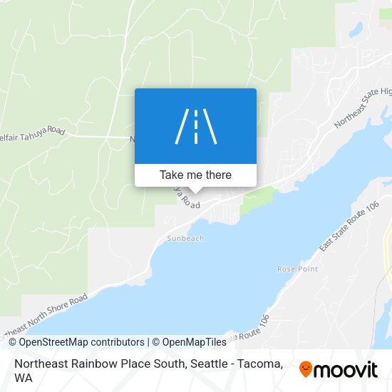 Mapa de Northeast Rainbow Place South