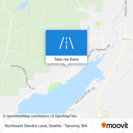 Northeast Sandra Lane map