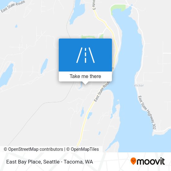 Mapa de East Bay Place