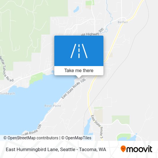 Mapa de East Hummingbird Lane