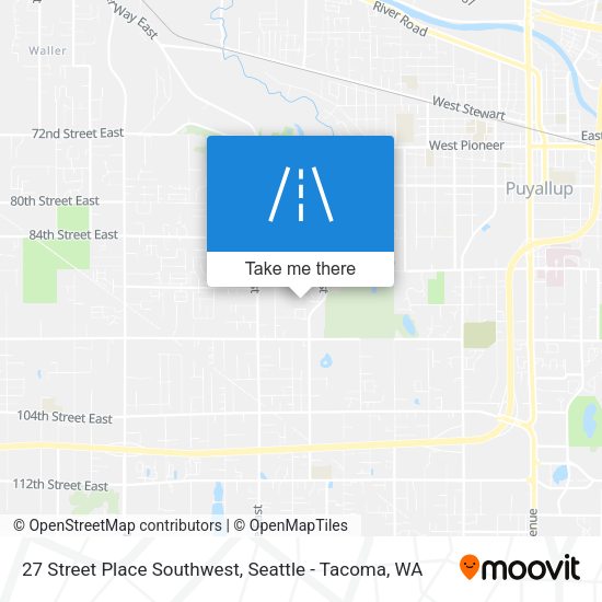 Mapa de 27 Street Place Southwest