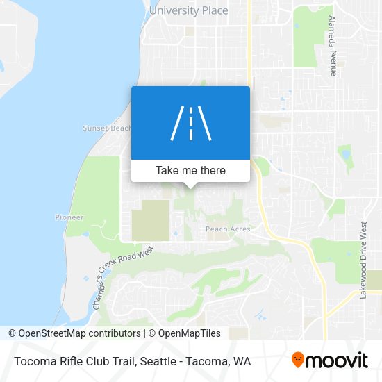 Tocoma Rifle Club Trail map