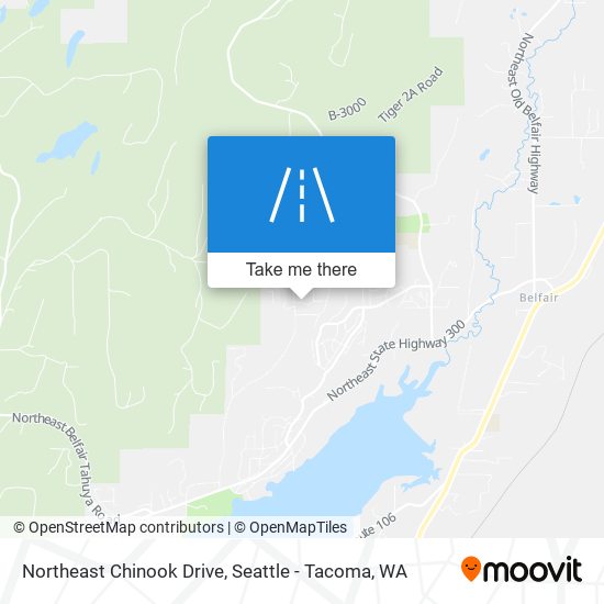 Northeast Chinook Drive map