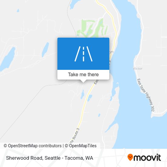 Sherwood Road map
