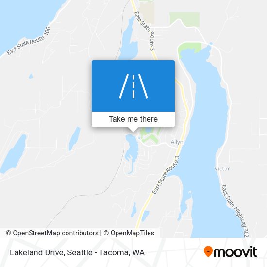 Lakeland Drive map