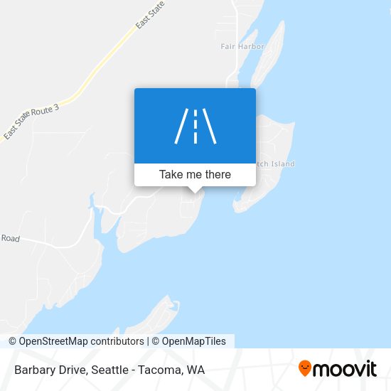 Mapa de Barbary Drive