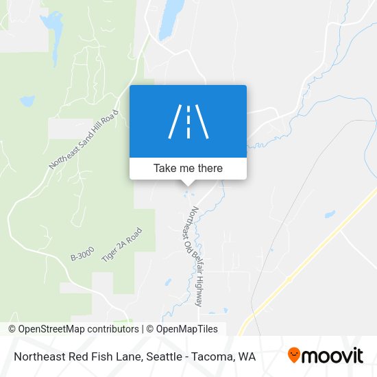 Mapa de Northeast Red Fish Lane