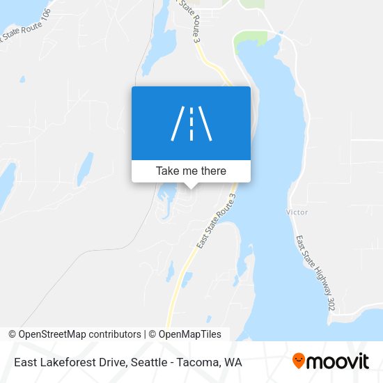 East Lakeforest Drive map