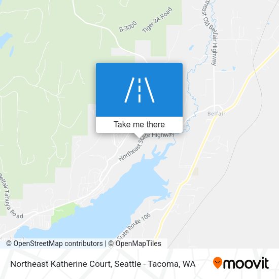 Northeast Katherine Court map