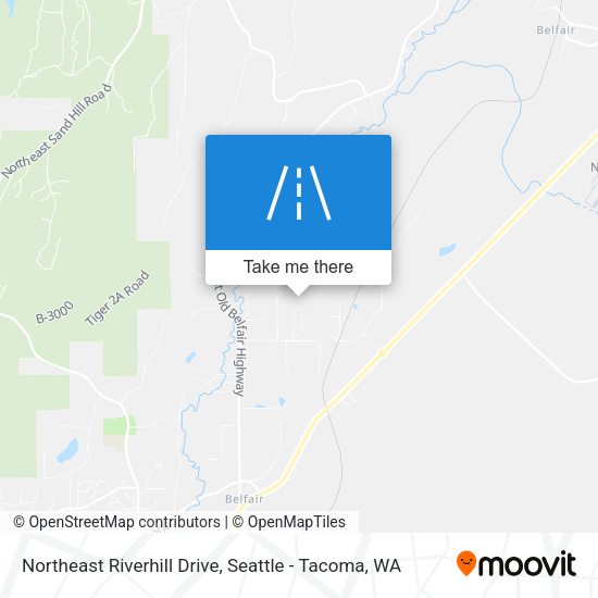 Mapa de Northeast Riverhill Drive