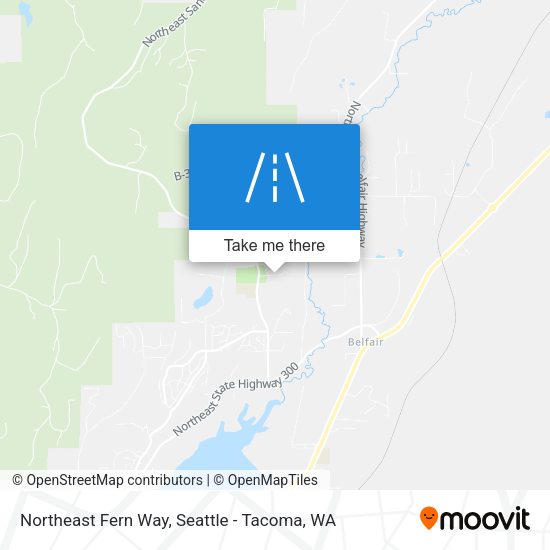 Northeast Fern Way map