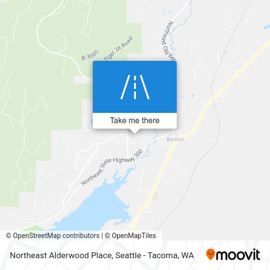 Mapa de Northeast Alderwood Place