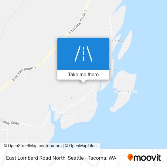 Mapa de East Lombard Road North