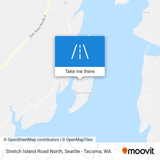 Stretch Island Road North map