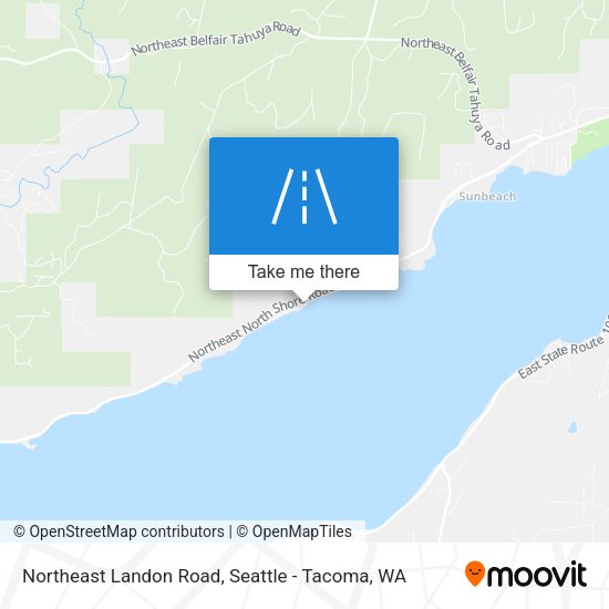 Northeast Landon Road map