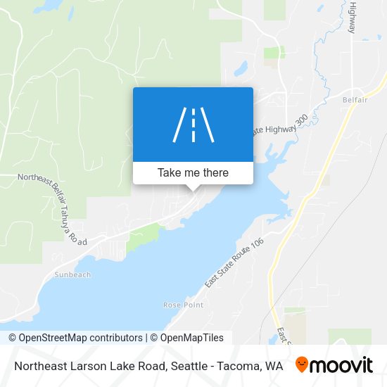 Mapa de Northeast Larson Lake Road
