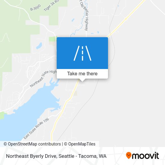 Mapa de Northeast Byerly Drive