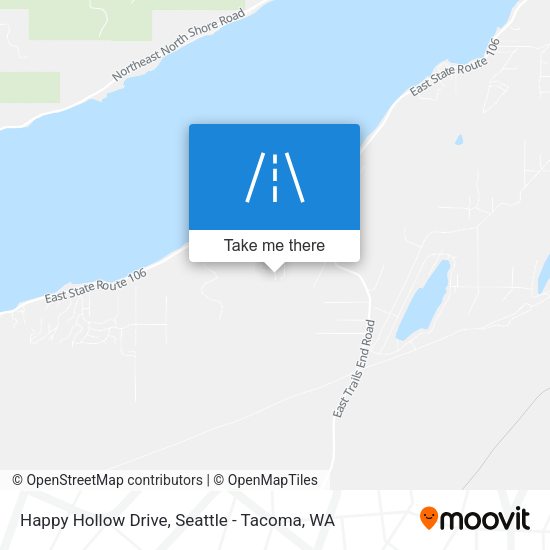 Happy Hollow Drive map